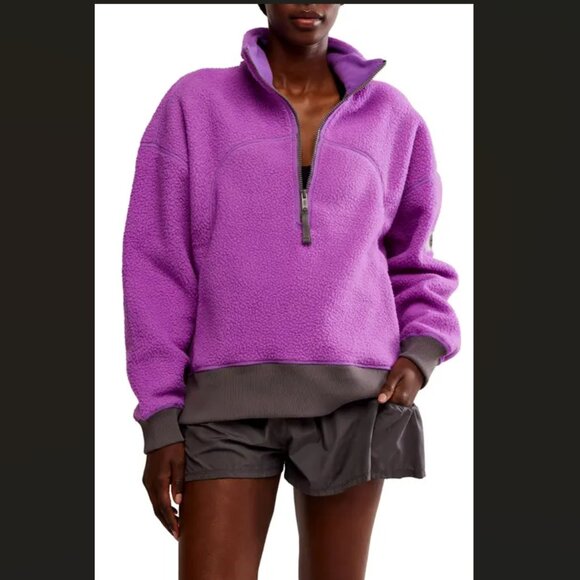 NEW FREE PEOPLE MOVEMENT Hit The Slopes Quarter Zip Pullover for women 825 6m3 - Picture 1 of 8